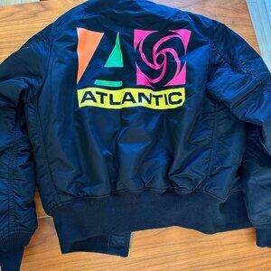 Vintage Atlantic Records Bomber Jacket by Alpha Industries
